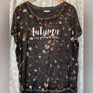 Maurices 24/7 Soft Tee “Autumn Is My Favorite Color”